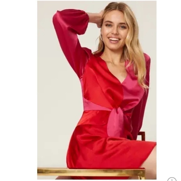 Millly Stella Satin Dress Size 2 - Picture 6 of 16